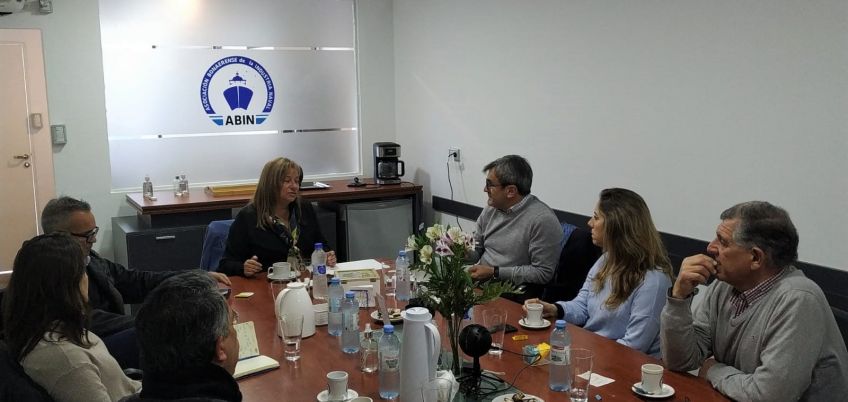 Directivos de la Unión Industrial de la Provincia de Buenos Aires visitaron la sede de ABIN